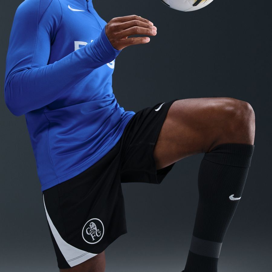 Chelsea Training Shorts Dri-FIT Strike 3rd - Black/Field Silver - Men's-SoccerKits Hub | Buy Soccer Jerseys Online